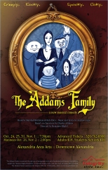 Addams Family Musical Poster Art (with licensed show icon)