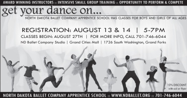 Advertising artwork for Ballet Apprentice School