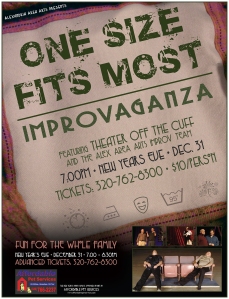 New Year's Improv Show Poster Art