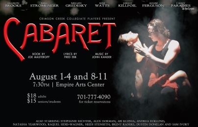 Poster Artwork for Cabaret (and photography)