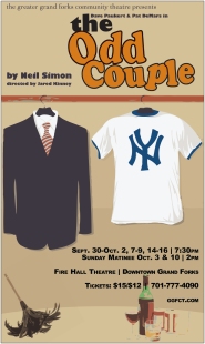 Poster Artwork for The Odd Couple