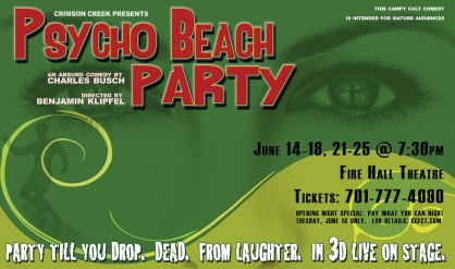 Poster Art for Psycho Beach Party